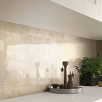 Load image into Gallery viewer, Appia Cross Cut Beige Polished 24x48 Porcelain Tile
