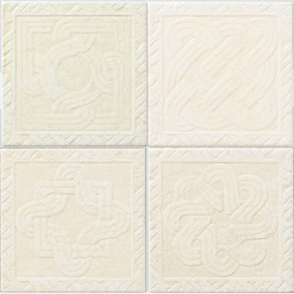 Ostuni Trame Avorio 8x8 Porcelain Tile