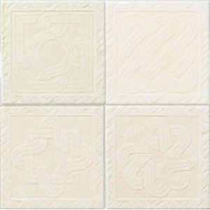 Ostuni Trame Avorio 8x8 Porcelain Tile