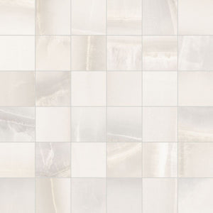 Akoya White Matte Mosaic 12x12 Porcelain Tile