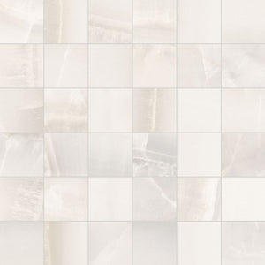 Akoya White Matte Mosaic 12x12 Porcelain Tile