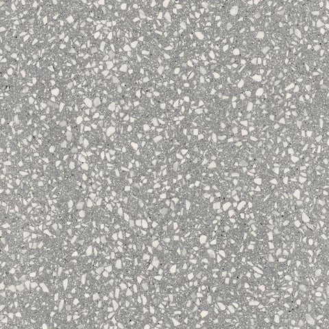 Flake Terrazzo Dark Gray Porcelain Tile