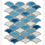 Load image into Gallery viewer, Antigua Bonnie 2x3 Fishscale Porcelain Mosaic
