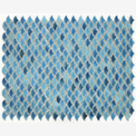 Load image into Gallery viewer, Antigua Navy Blue 2x3 Fishscale Porcelain Mosaic
