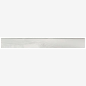 Akoya Silver Polished Bullnose 3x24 Porcelain Tile