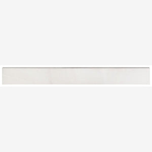 Akoya White Polished Bullnose 3x24 Porcelain Tile