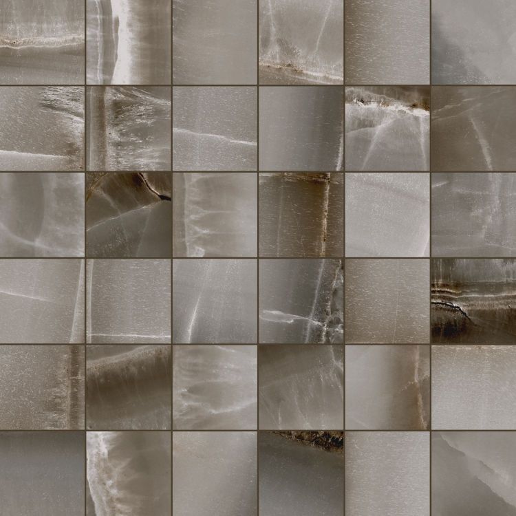 Akoya Ocean Matte Mosaic 12x12 Porcelain Tile