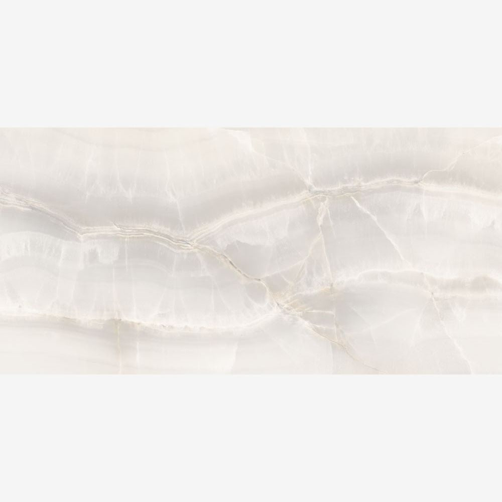 Akoya White Polished 12x24 Porcelain Tile