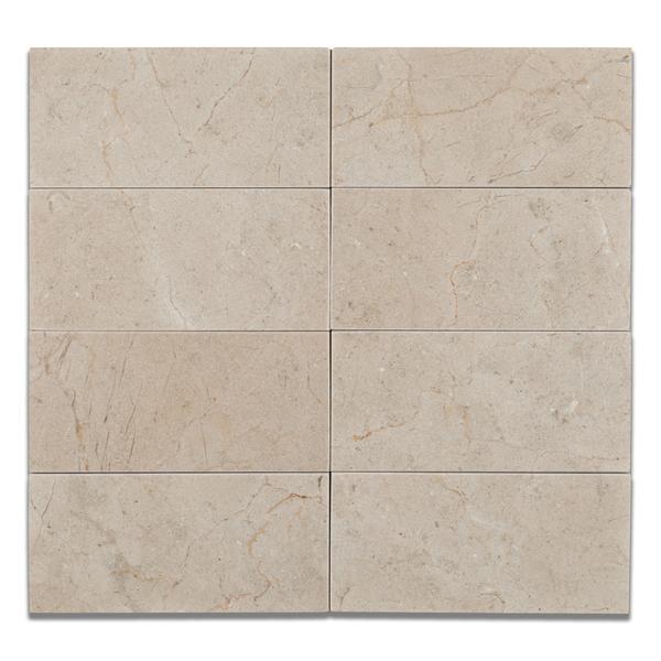 Crema Marfil 3x6 Polished Subway Tile Stone Tilezz 