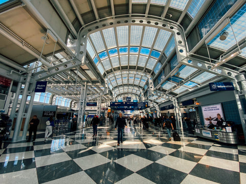 Busy airport