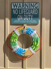 No Lifeguard on Duty sign