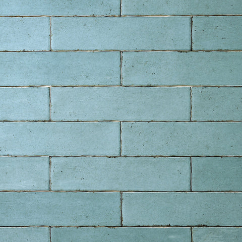 San Fran Volga Blue Crackled 3x12 Ceramic Tile