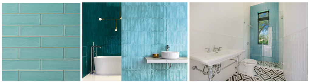 Chanelle Scuba Blue Ceramic Tile