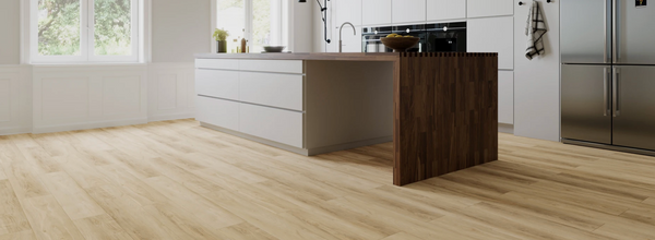 LVT flooring in a kitchen