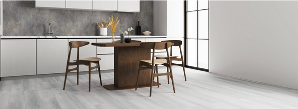 LVT flooring in a kitchen