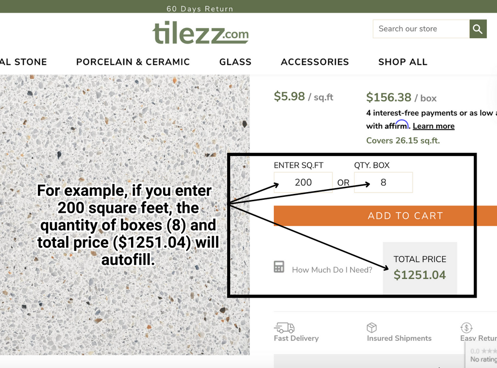 Tile calculator 2