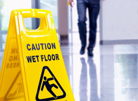 Wet floor sign