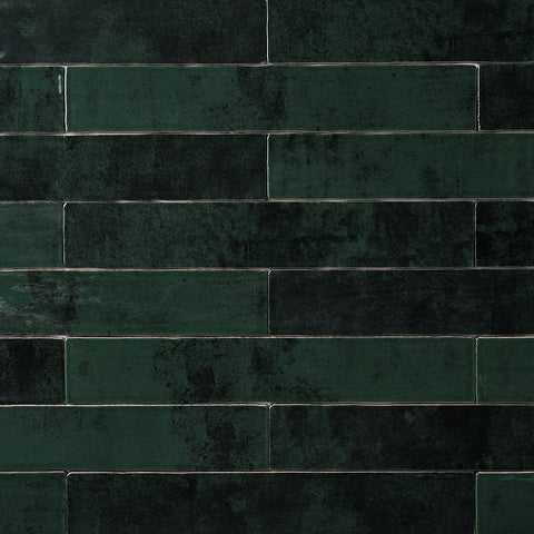 Zellige Emerald Green Ceramic Tile