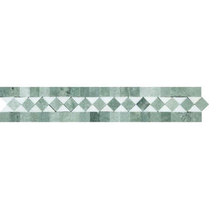 Thassos White & Green Belvaux Border Stone Tilezz 